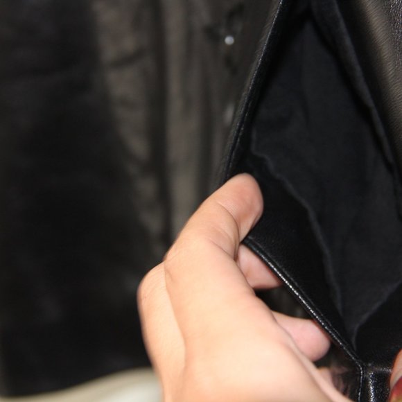 LUIS ALVEAR | VINTAGE | Black Leather Jacket Size Small - Picture 4 of 6